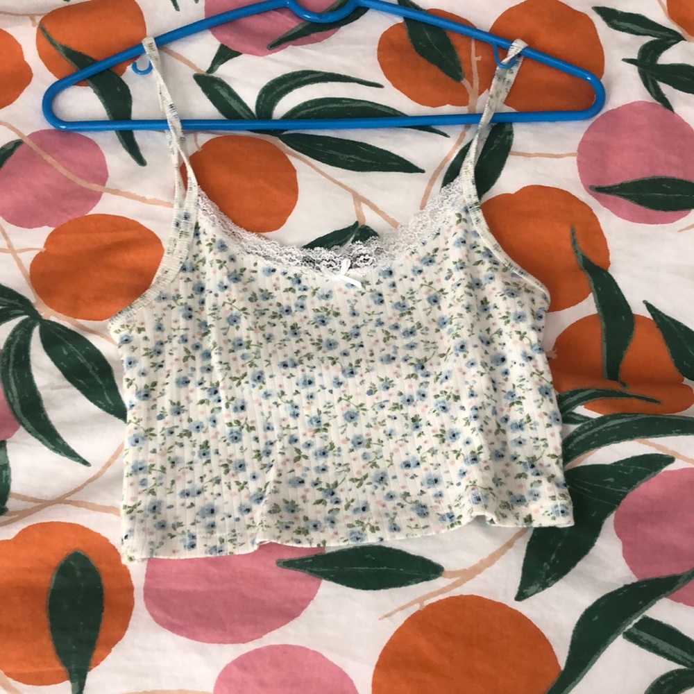Rare Brandy Melville cropped tanktop